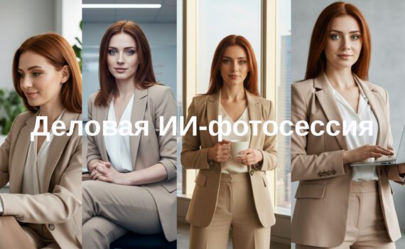 💼 Деловая ИИ-фотосессия с нейросетью Nano Banana!
