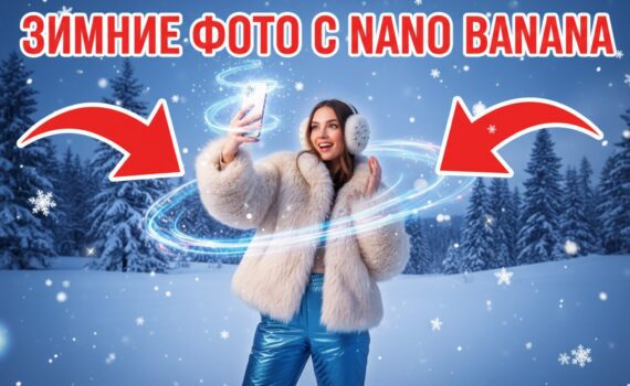 Nano Banana: делаем зимние портреты с помощью ИИ