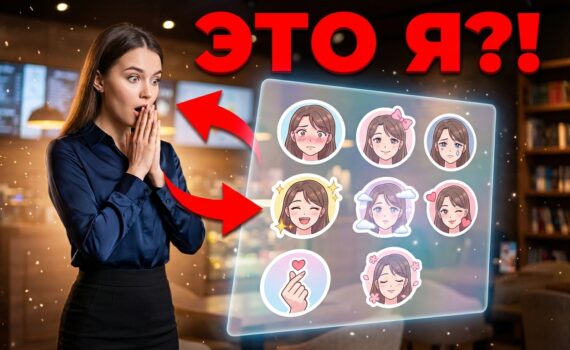 😁 Стикеры со своим лицом за 5 минут с Nano Banana Pro